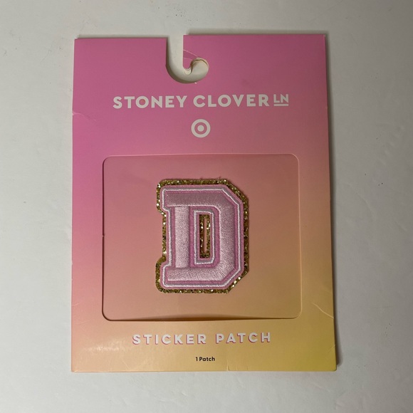 NWT Stoney Clover Lane X Target Sticker Patch Letter “D” - Picture 2 of 4